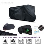 Motorcycle Heavy Bike 10 X 5ft Cover Full Size PVC Coated Waterproof Sports Cover UV Protector Rain Dustproof 10x5ft Yamaha Honda Suzuki BMW Harley Davidson