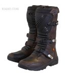 Roadies Wolf Full Adventure ADV MX Triple Buckle L3 High Tech Waterproof Motorcycle Boots Touring Shoes Real Leather Full High Ankle Motorbike