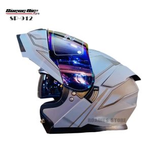 Super Air Helmet SP-912 Uplift Dual Visor DOT Approved SP 912 Removeable Padding With Spoiler SP912